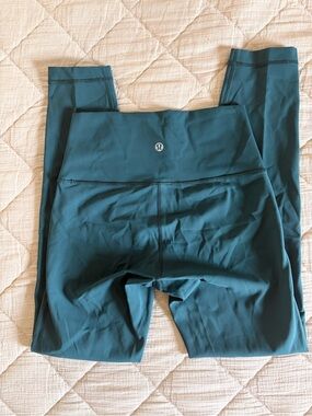 lululemon athletica Teal Leggings Full Length 4